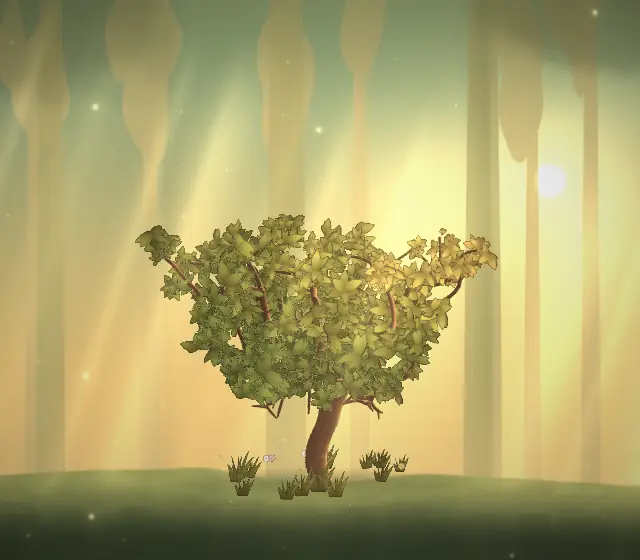 The tree at one year
